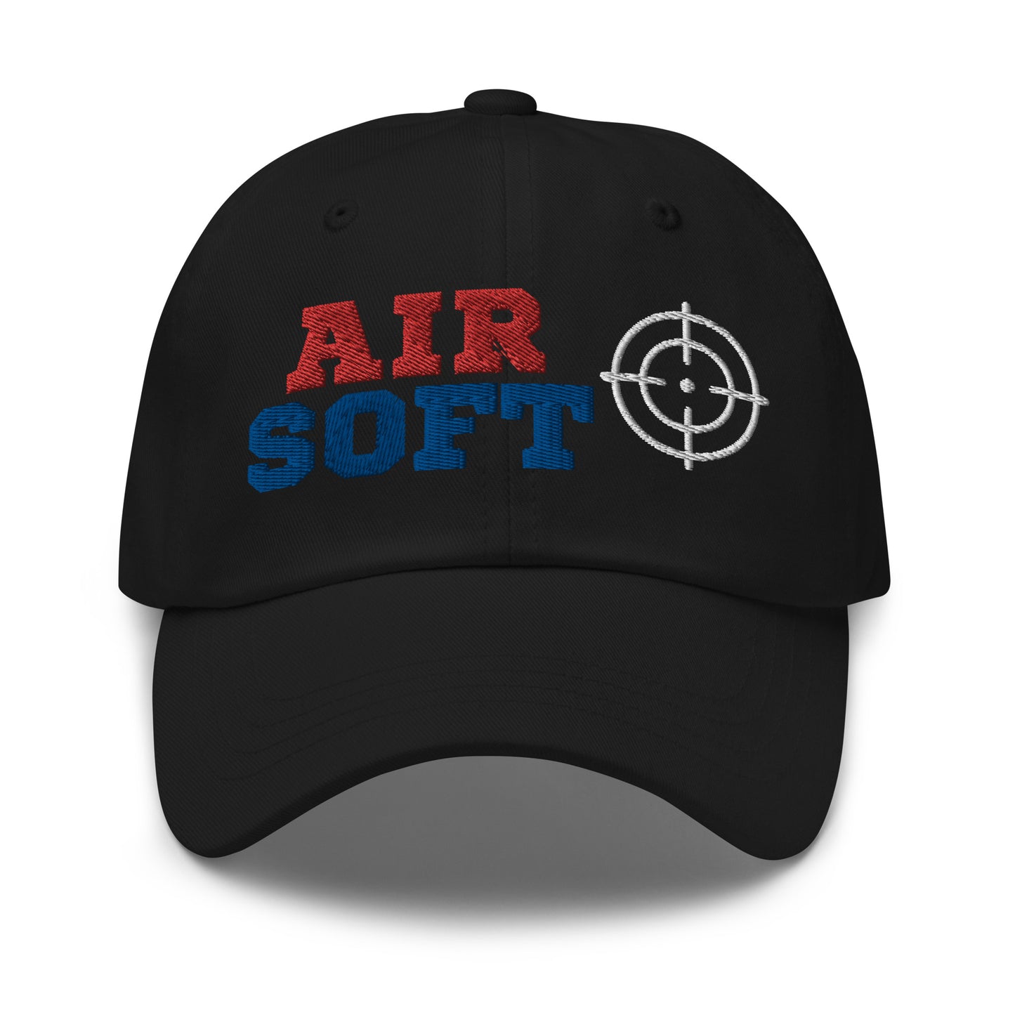 AIRSOFT Red White and Blue Embroidered Hat for Men and Women