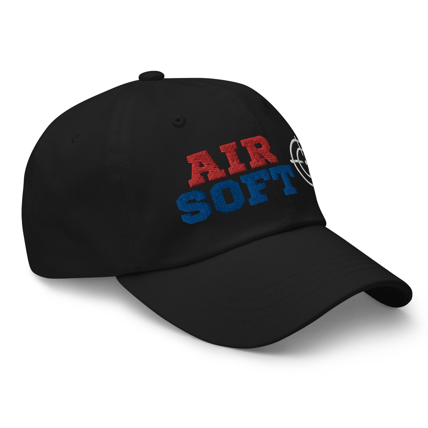 AIRSOFT Red White and Blue Embroidered Hat for Men and Women