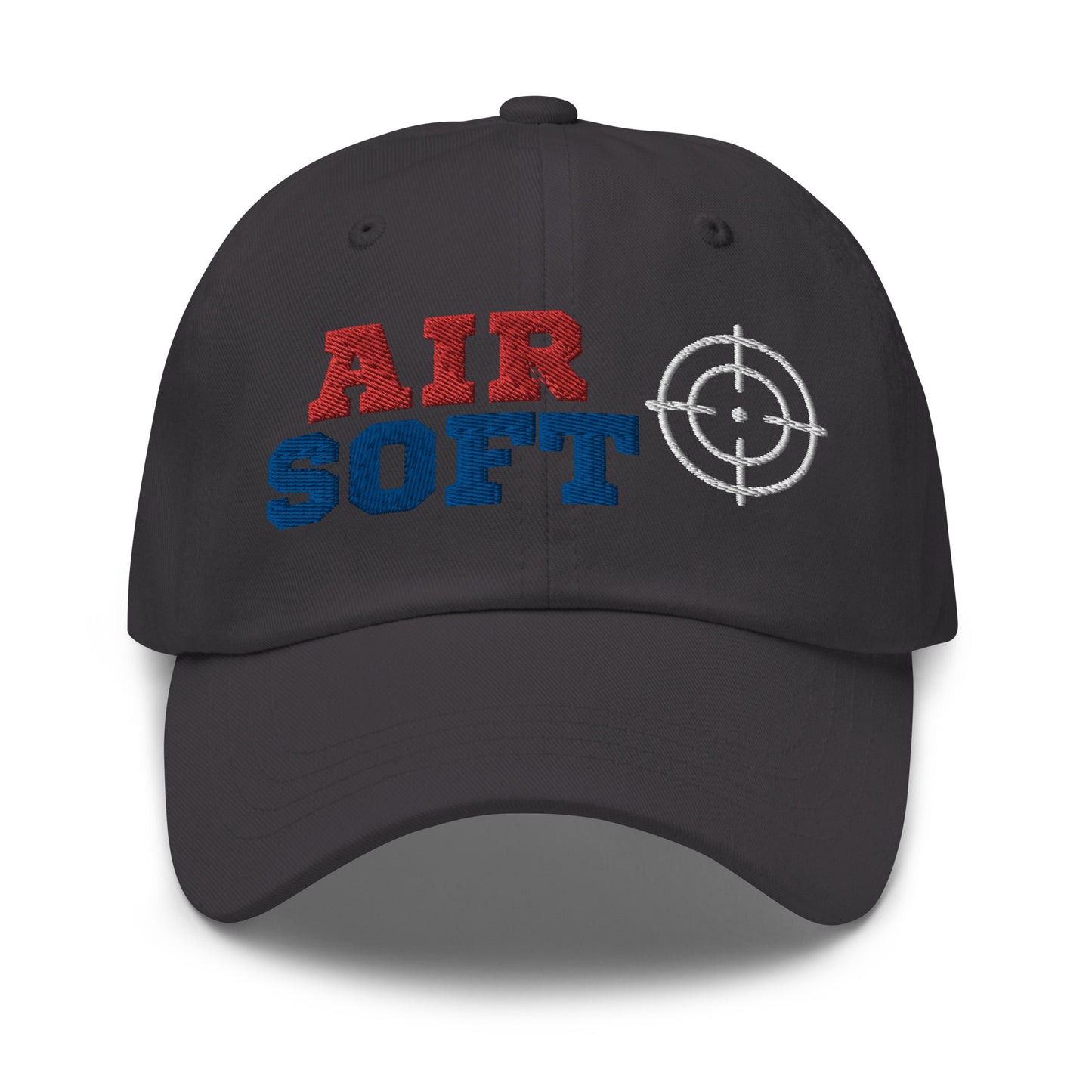 AIRSOFT Red White and Blue Embroidered Hat for Men and Women