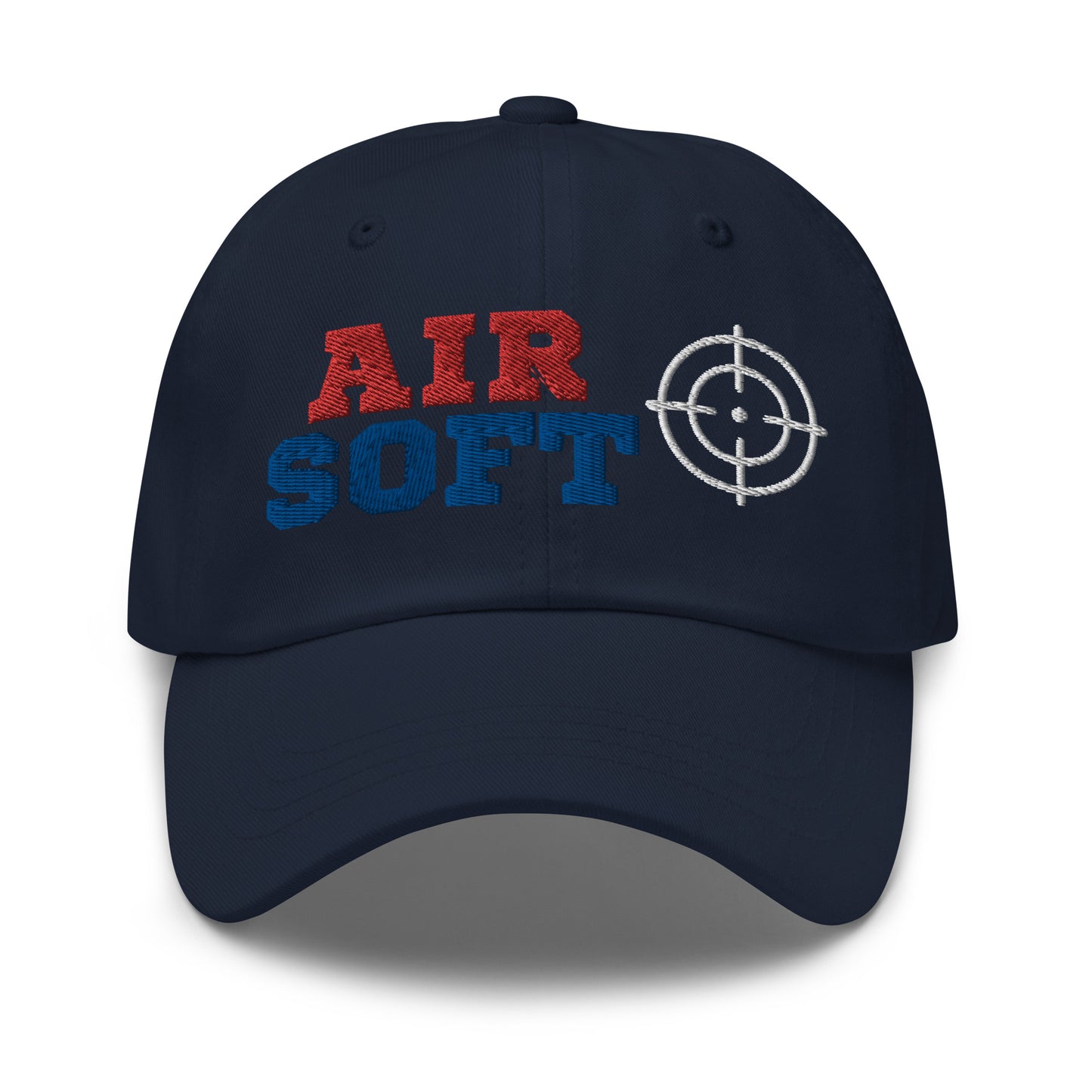 AIRSOFT Red White and Blue Embroidered Hat for Men and Women